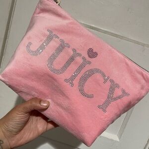 Juicy Couture Pink Velvet Pouch